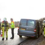 Bestelbus met drugschemicaliën aan de kant gezet op A50