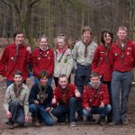 Twaalf scouts Scouting de Trijsberg naar Amerika