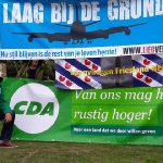 CDA Fractie bij manifestatie tegen laagvliegroutes