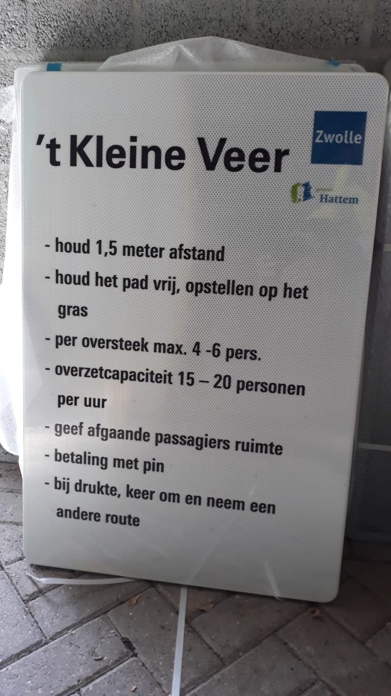 ’t Kleine Veer gaat toch nog varen tussen Hattem en Zwolle