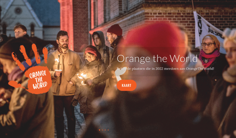 Campagne Orange the World met aandacht voor geweld tegen vrouwen.