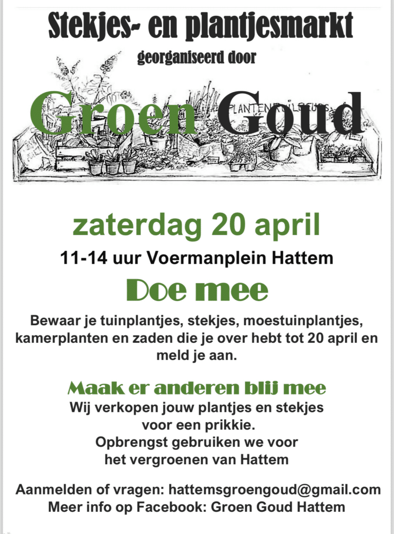 Plantjesmarkt Groen Goud