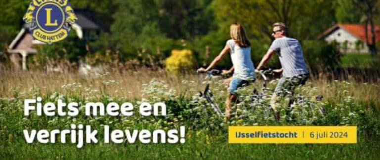 Lions fietstocht voor kindervakantie