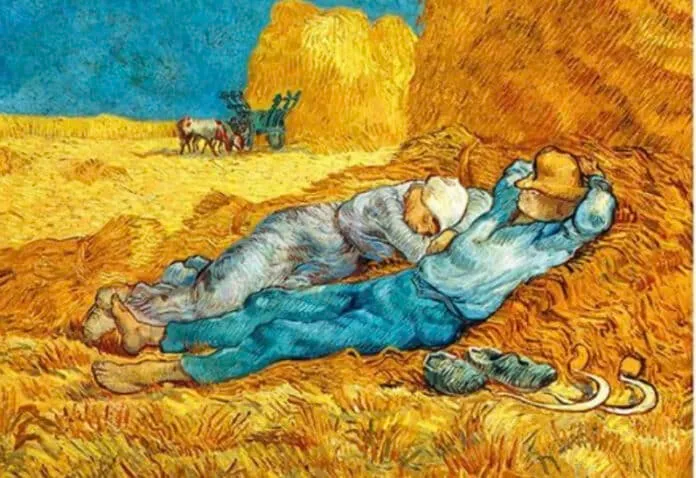 zomer middagrust vincent van gogh