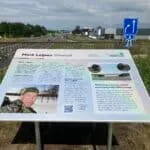 Informatiebord over Mark Leijsen Viaduct onthuld