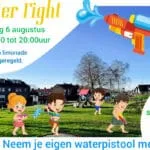 Waterfeest in ABC speeltuin