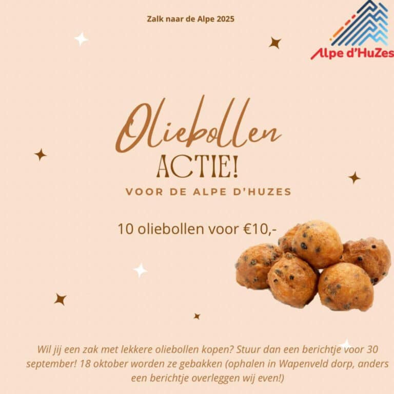 Oliebollen voor Alpe d’HuZes