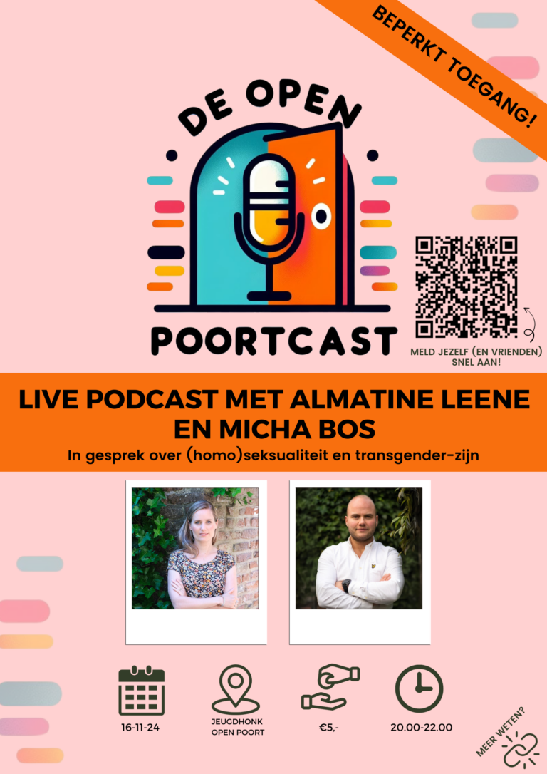 Podcast gender, seksualiteit, identiteit en diversiteit.