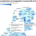 Hattem kent grootste toename zonnepanelen binnen Gelderland