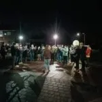 Kerstmuziek in de vroege ochtend