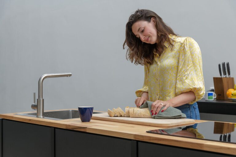 Schaarse ruimte in de keuken: het keukenblok