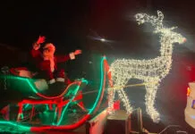 De kerstman reed niet voor niets door Hattem