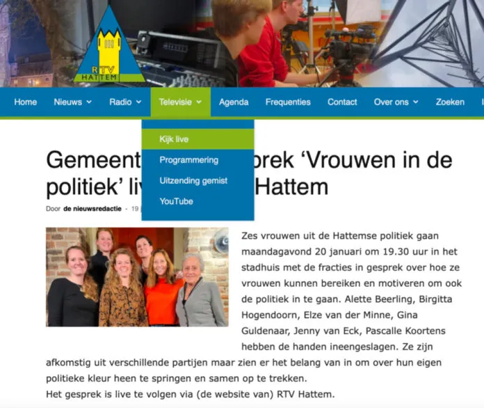 vrouwen voorpagina
