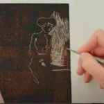 Workshop droge naald etsen in Anton Pieck Museum