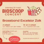 Brassband Excelsior Zalk speelt filmmuziek