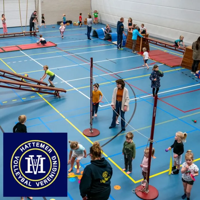 Sportspeeltuin met HVV-logo