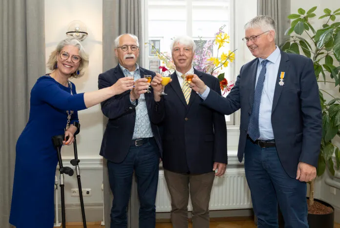 Marleen Sanderse, Herman Koopman, Bert Karssing en Teun Juk