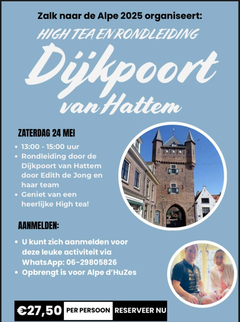 High tea tbv Zalk naar de Alpe High tea tbv Zalk naar de Alpe