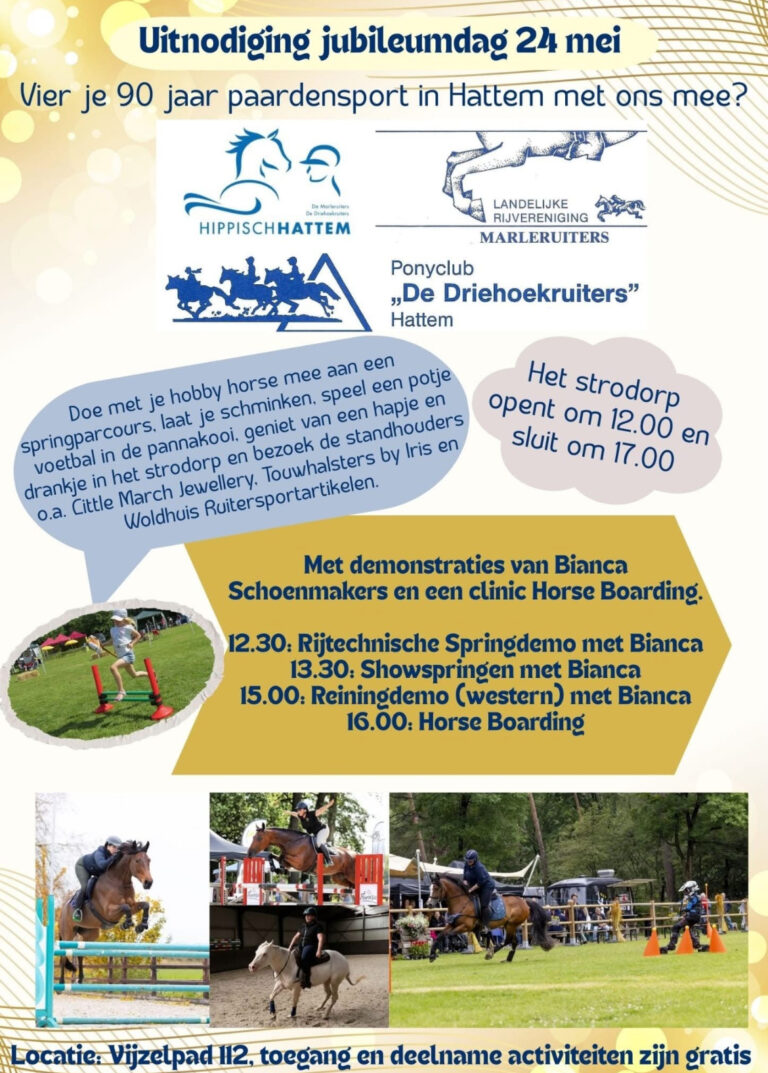 Hippisch Hattem viert feest Hippisch Hattem viert feest