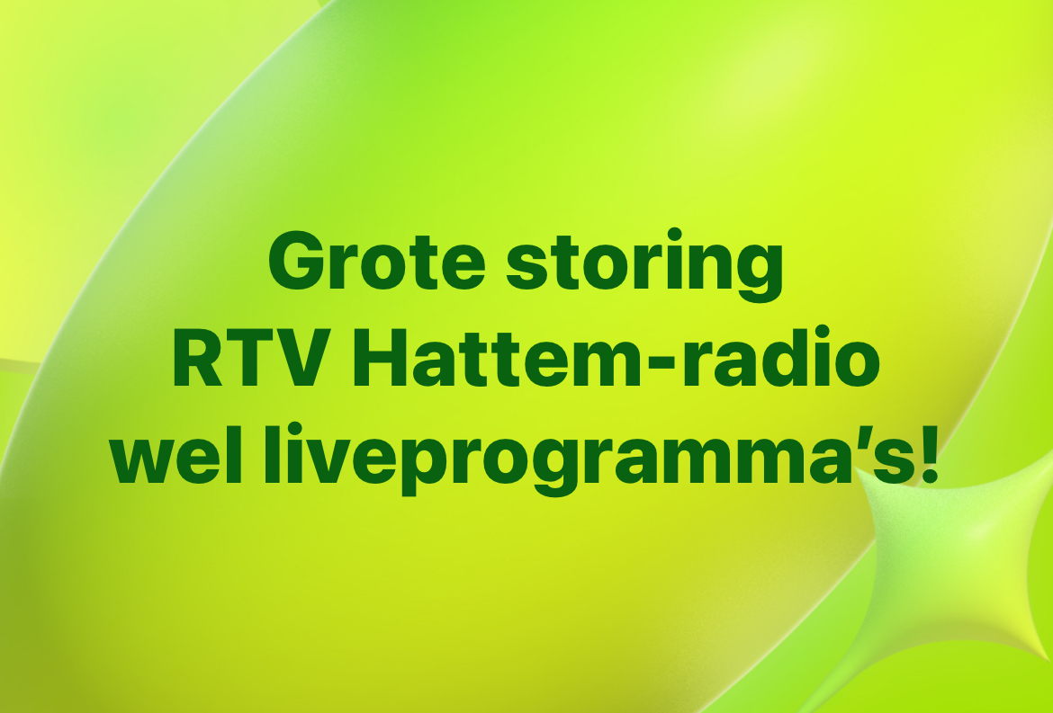 Storing radio – wel liveprogramma’s