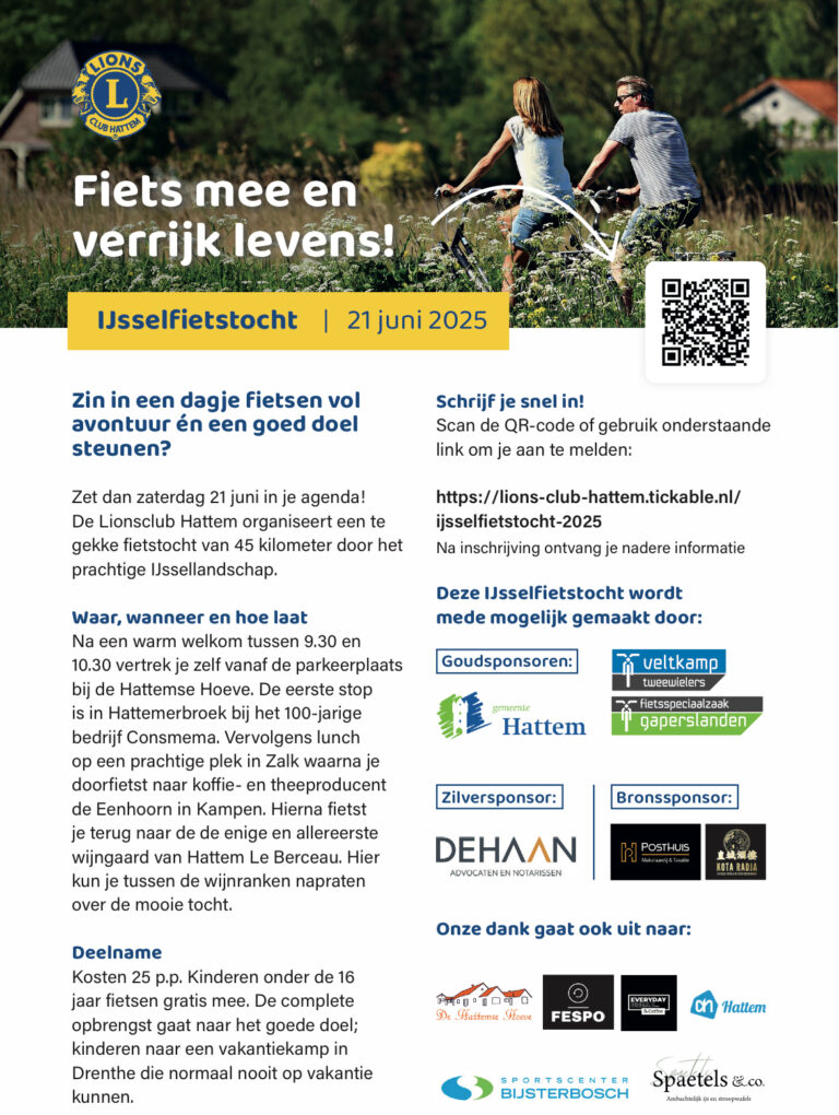 Fietstocht voor het goede doel Fietstocht voor het goede doel