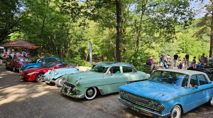 kiosk klassieke auto's