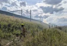 Bermbrand Hanzeboog snel geblust