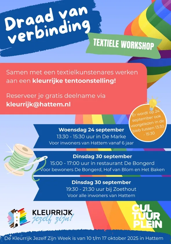 Kleurrijk Jezelf Zijn Draad - Gemeente Hattem