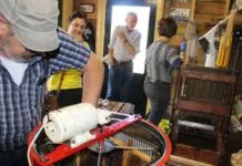 Heidehoning slingeren op Monumentendag – ook ‘Trumpf’ is aanwezig