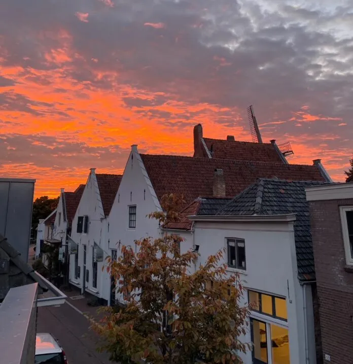klaas van dieren zonsondergang