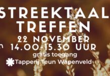 ‘Streektaaltreffen’ in Tapperij Teun, Wapenveld