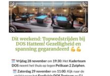 Biljarten in Hattem – wedstrijden op hoog niveau