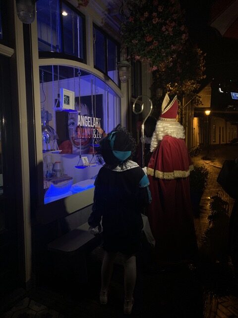 Sint en Piet etalage