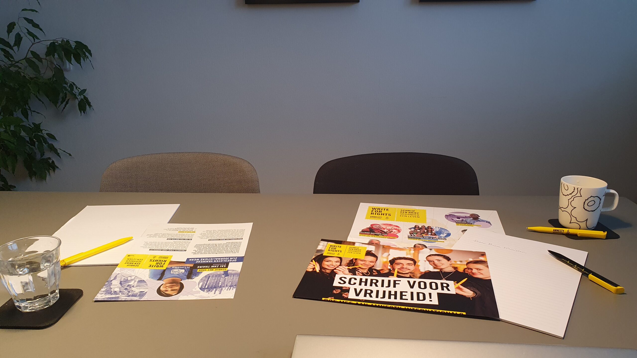 Amnesty schrijfmarathon ‘Write for Rights’ 10 december – ook in Hattem