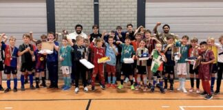 Jeugdzaalvoetbaltoernooi v.v. Hattem opnieuw succes