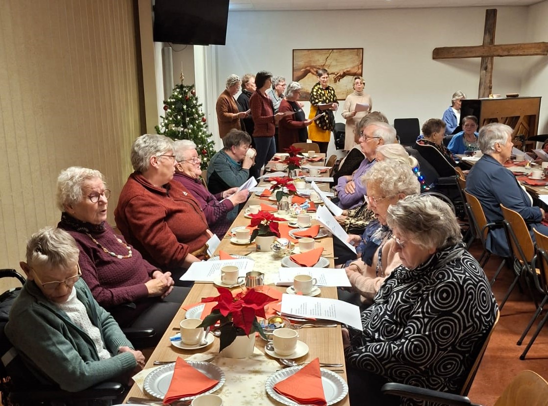 Zonnebloem viert kerstfeest