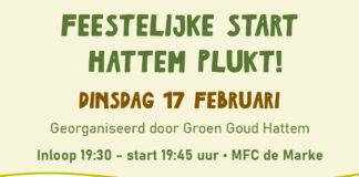 Hattem Plukt! start voedselpark feestelijk op 17 februari