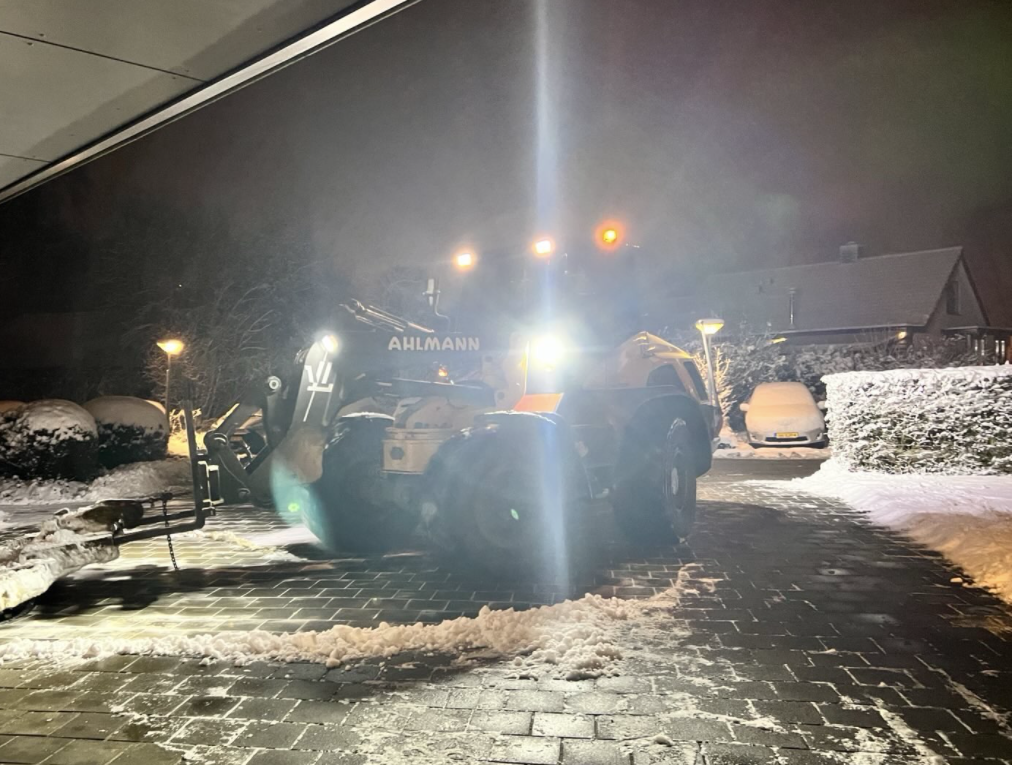 Gemeentelijke gladheidsbestrijding gaat tot laat door