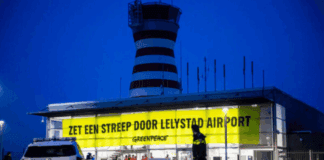 Einde actie Greenpeace Lelystad Airport