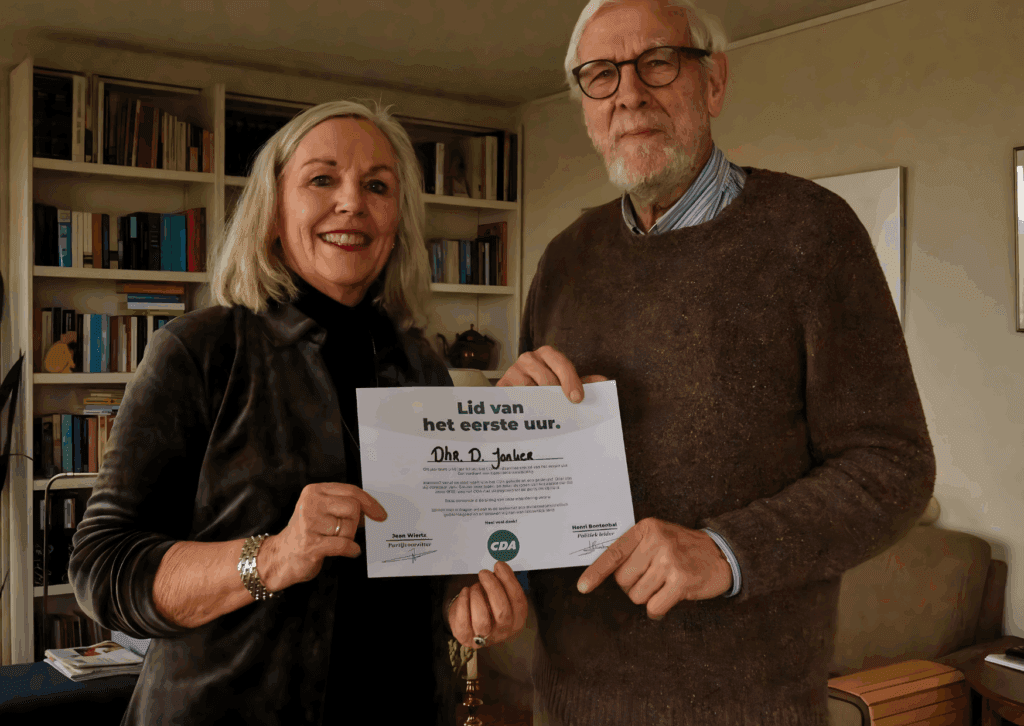 CDA-leden eerste uur ontvangen blijk van waardering