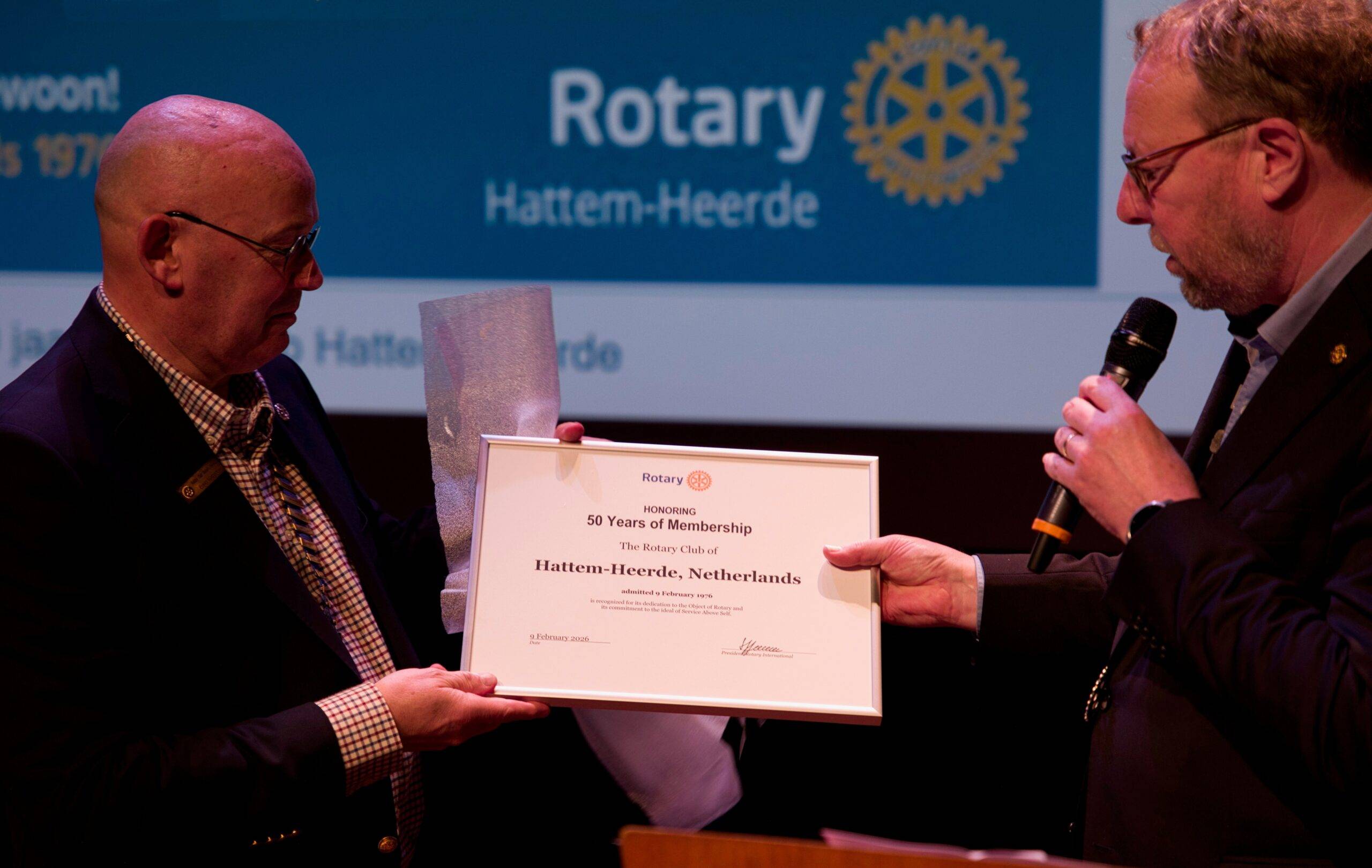 Rotary viert 50 jaar vriendschap