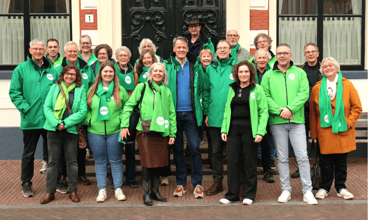 Groene verkiezingsgolf kleurt binnenstad
