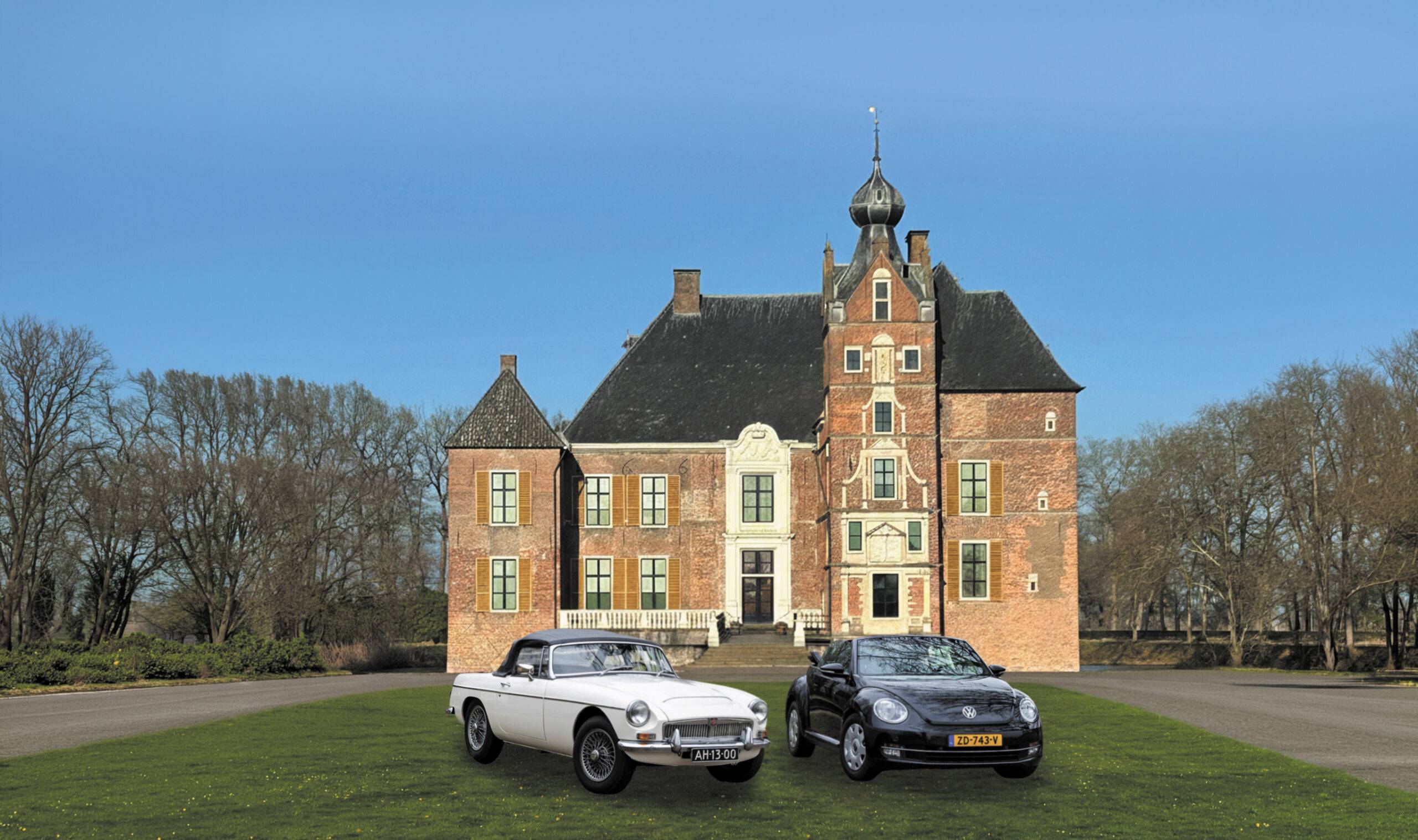 Lions Toertocht 2026: Klassieke auto’s en jongtimers langs Gelderse kastelen.