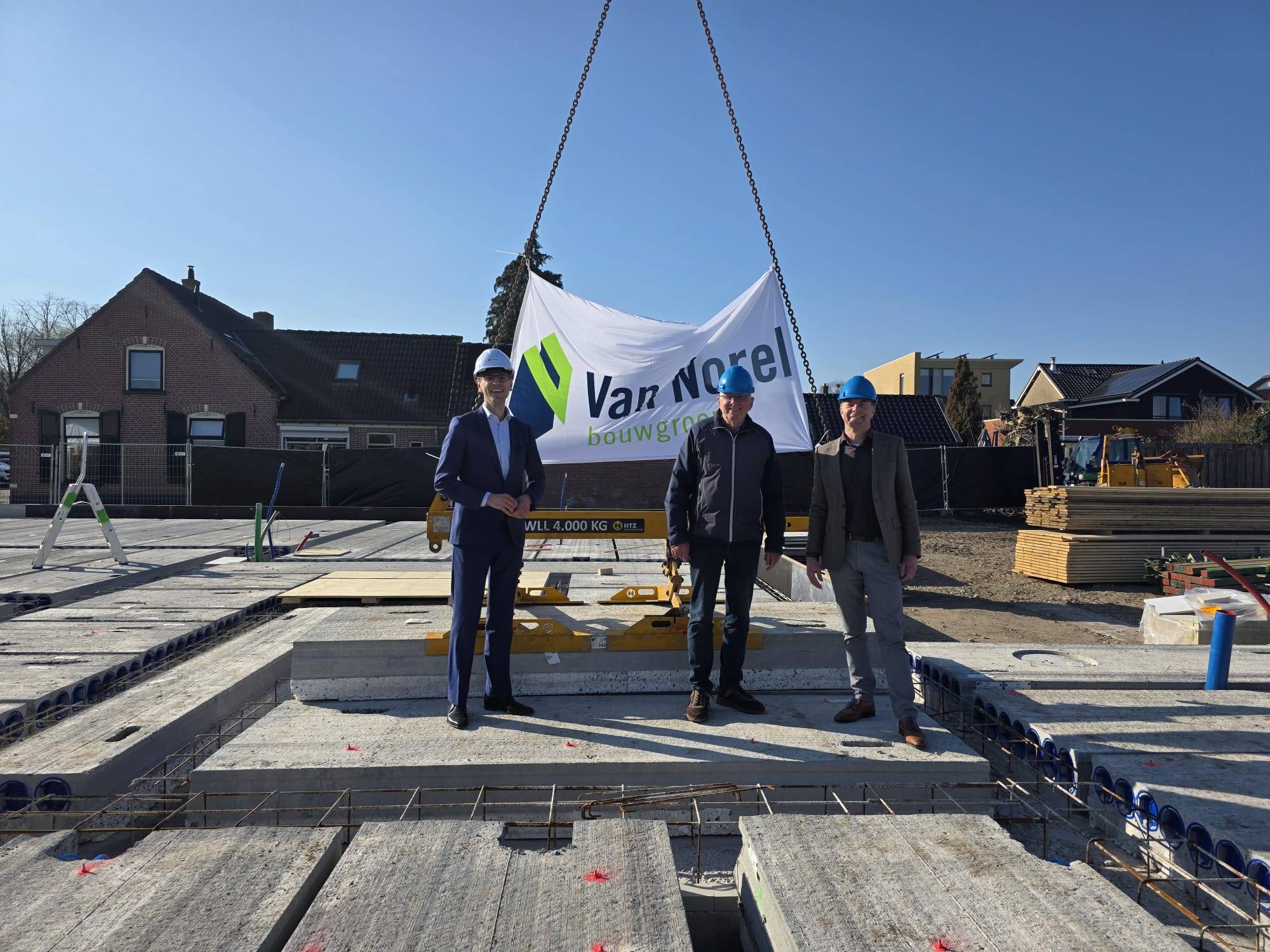 Parkstaete krijgt feestelijk fundament