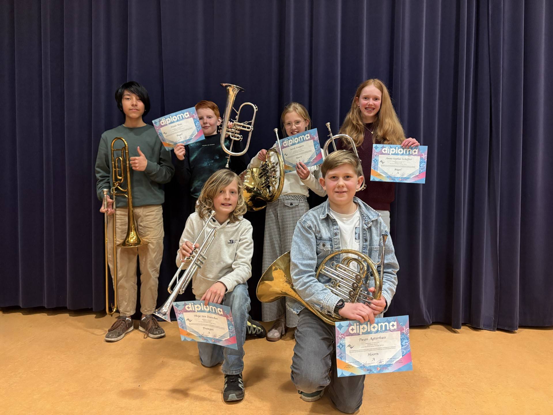 Geslaagden Ontwaakt laten samenspel zien