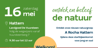 A Rocha Hattem van start: Samen voor de natuur!