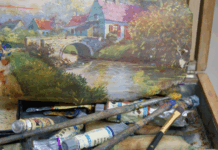 Zelf schilderen als Voerman junior in de ‘Meimaand, kunstmaand’