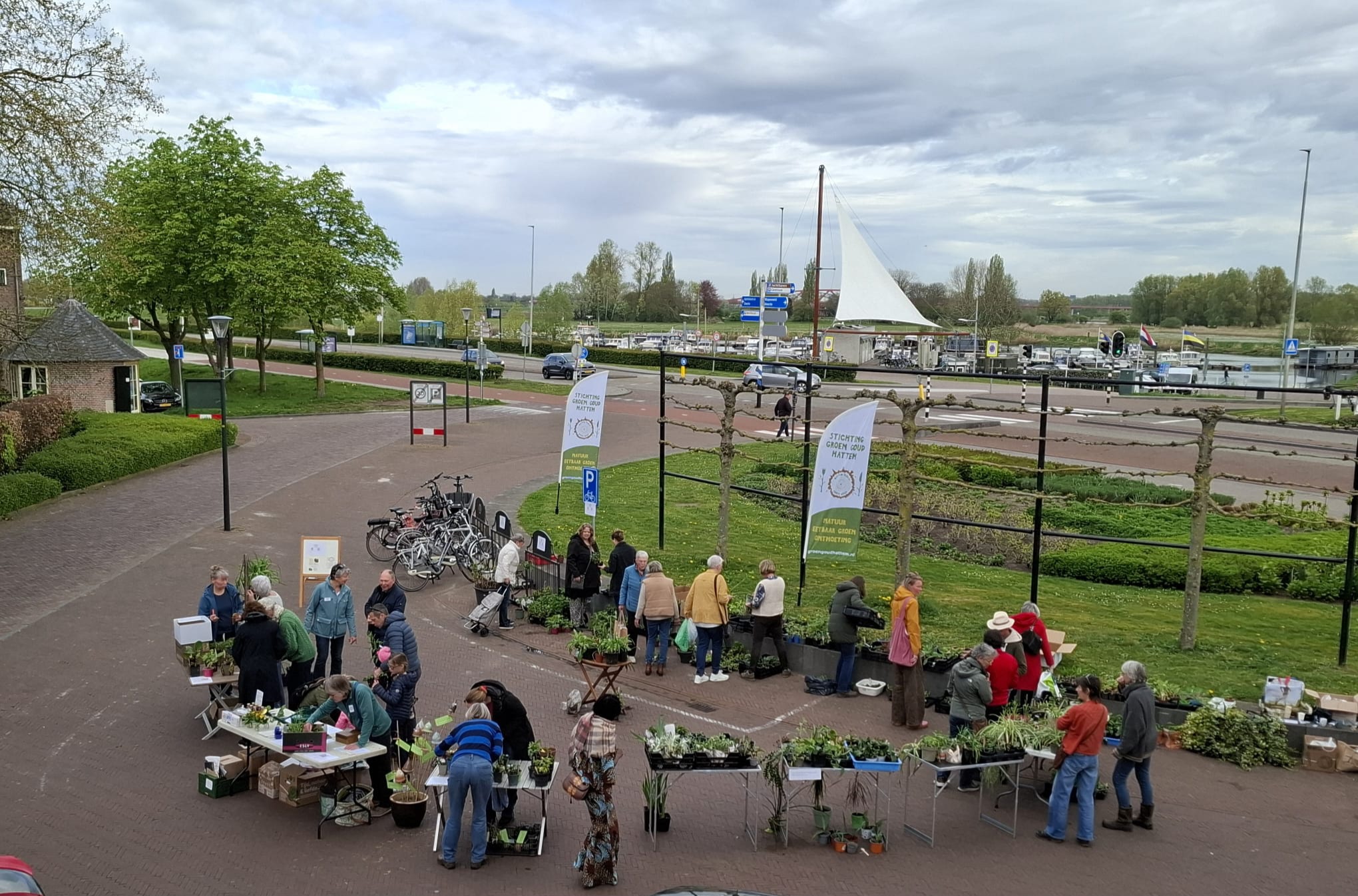Plantjesmarkt Groen Goud Hattem laat mensen experimenteren met tegelarme tuinen