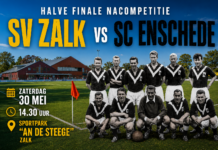 Halve finale van de nacompetitie voor Zalk tegen sc Enschede