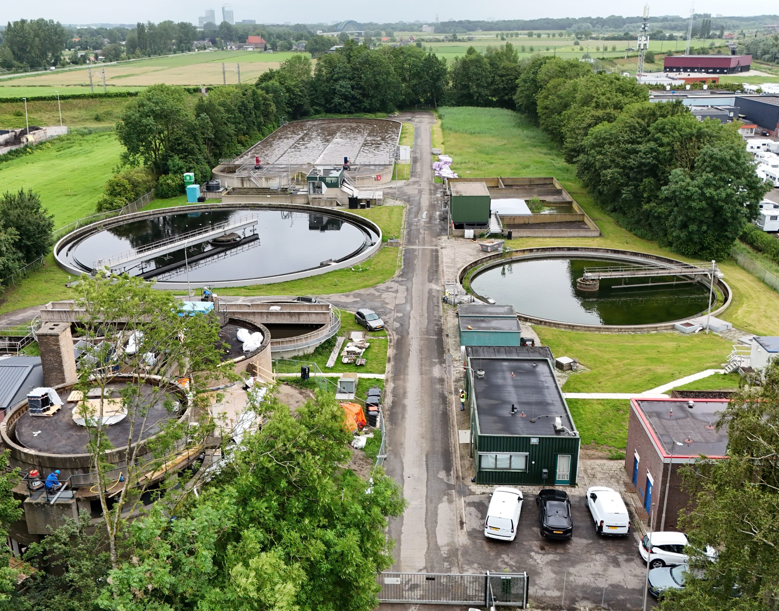 Waterzuivering gaat door ondanks werkzaamheden